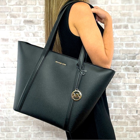 MICHAEL KORS PRATT LARGE MK MONOGRAM TOTE SHOULDER BAG PURSE $498 - Picture 1 of 7